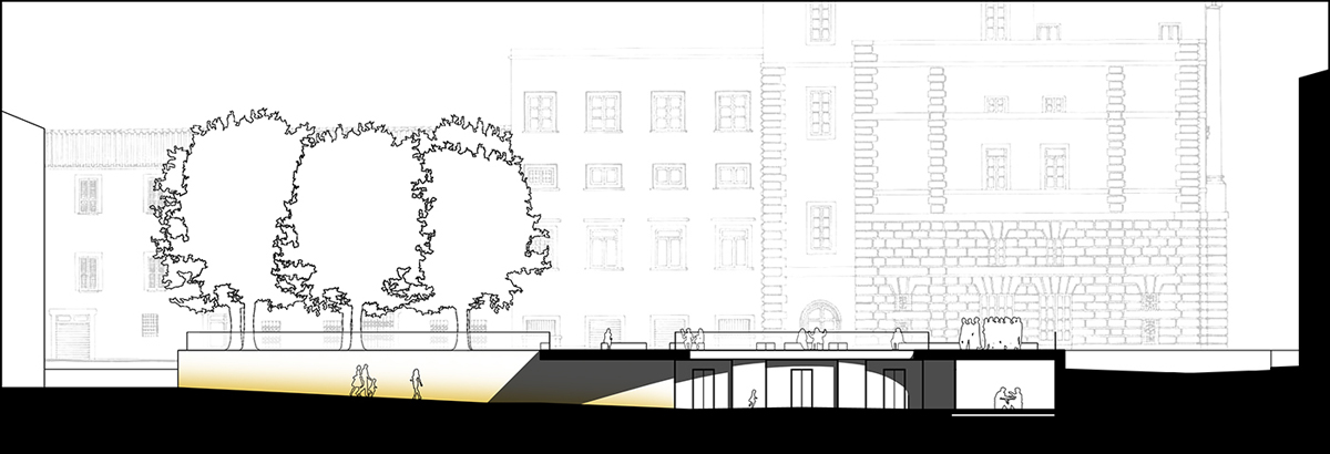 La riqualificazione di piazza Matteotti a Foligno è la riconquista dello spazio | I Luoghi del Silenzio | Bottega di Architettura