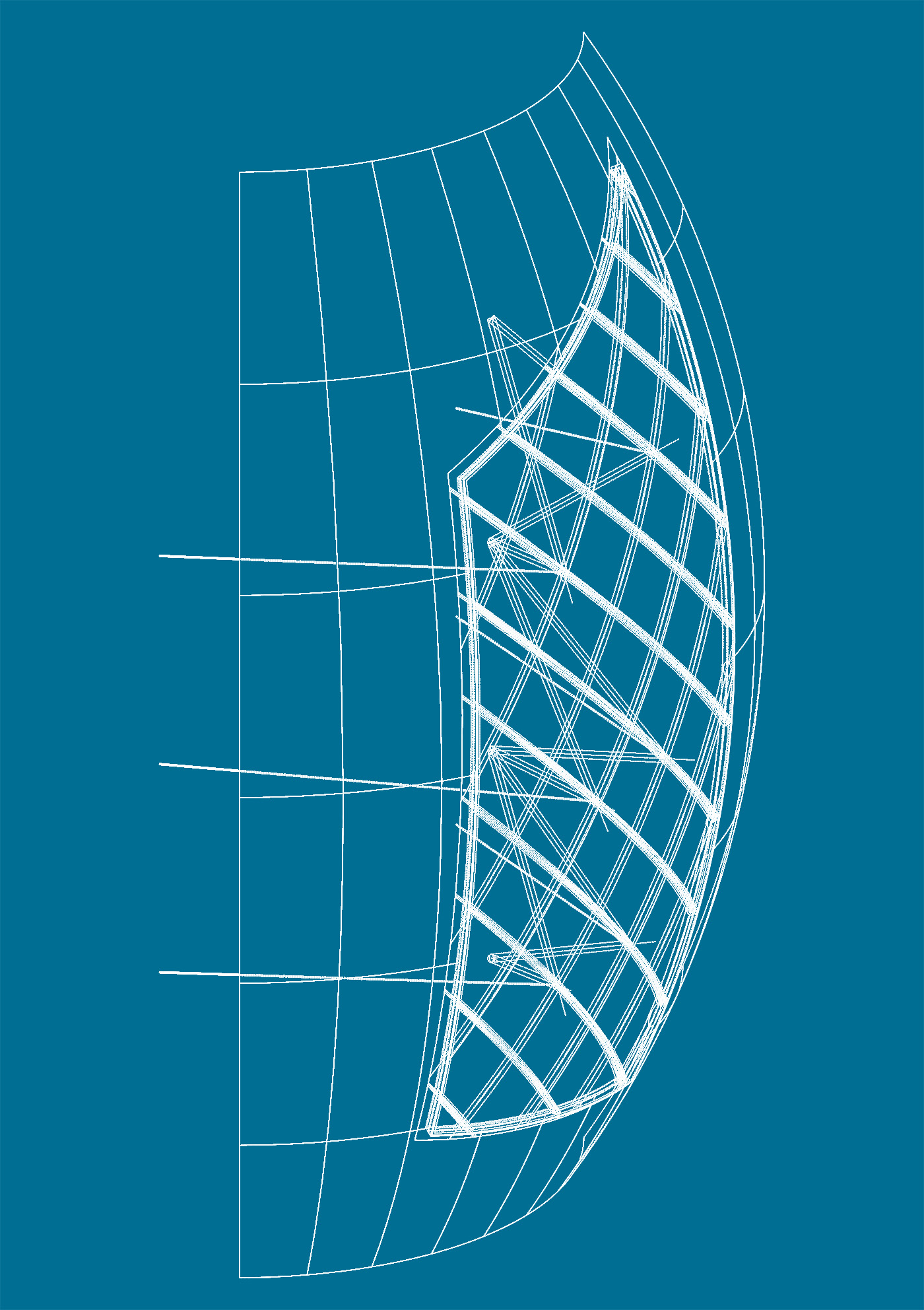 Il nuovo centro sportivo della Sohar University, in Oman, con le sue iconiche vele | project management | schema per l'ingegnerizzazione delle vele | Bottega di Architettura